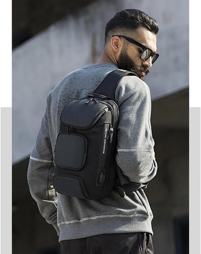 Sling Crossbody Backpack (Gray1)