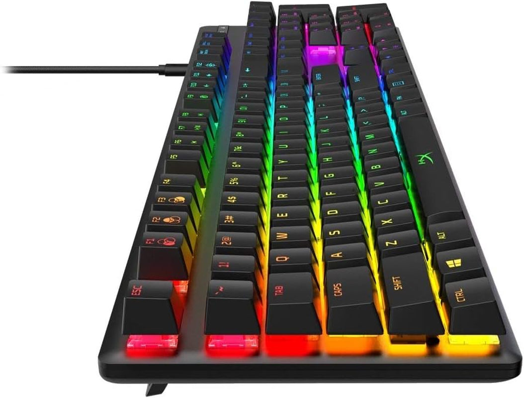 Alloy Origins - Mechanical Gaming Keyboard, Software-Controlled Light & Macro Customization, Compact Form Factor, RGB LED Backlit - Clicky  Blue Switch,