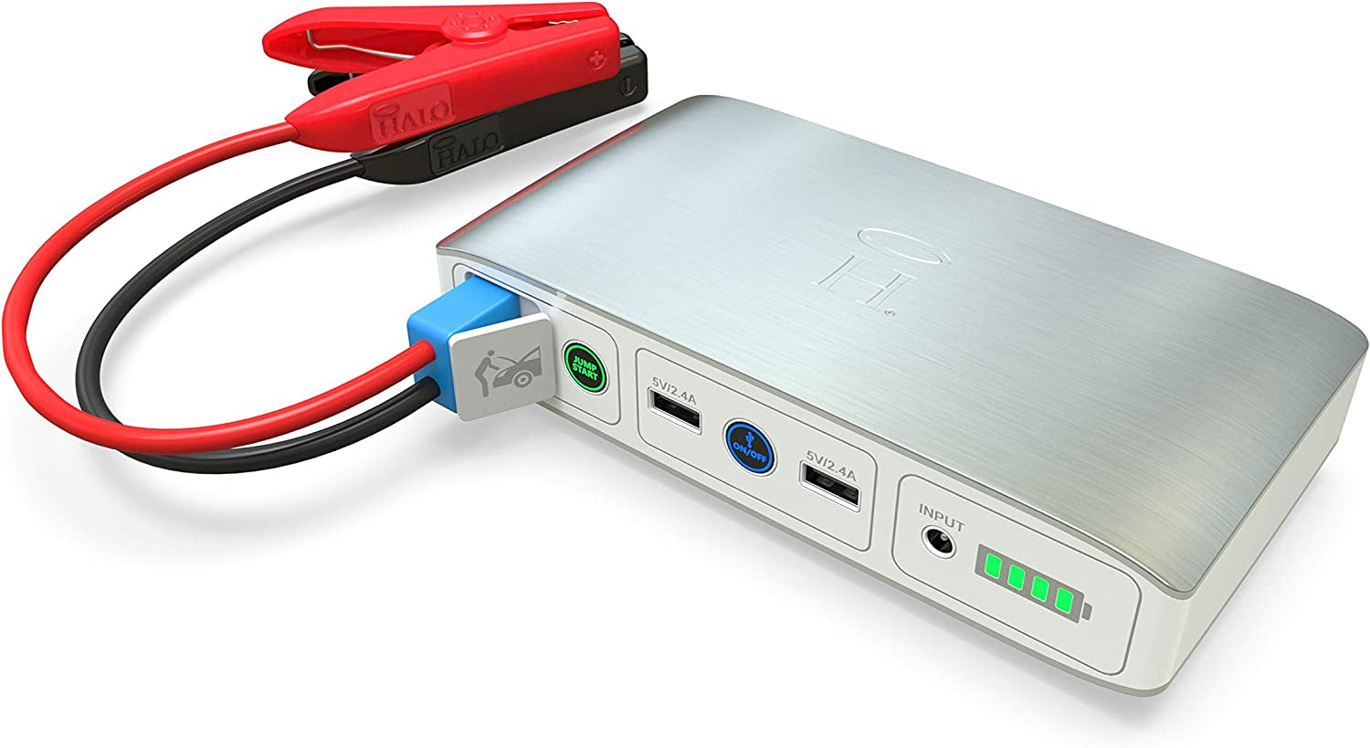 Bolt Portable Car Jump Starter with 2 USB Ports to Charge Devices